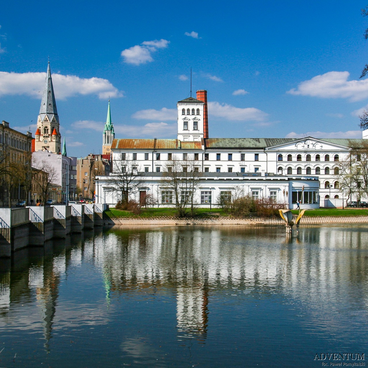 Łódź Łódzkie Piotrkowska Atrakcje Zabytki Manufaktura Lofty Księży Młyn
