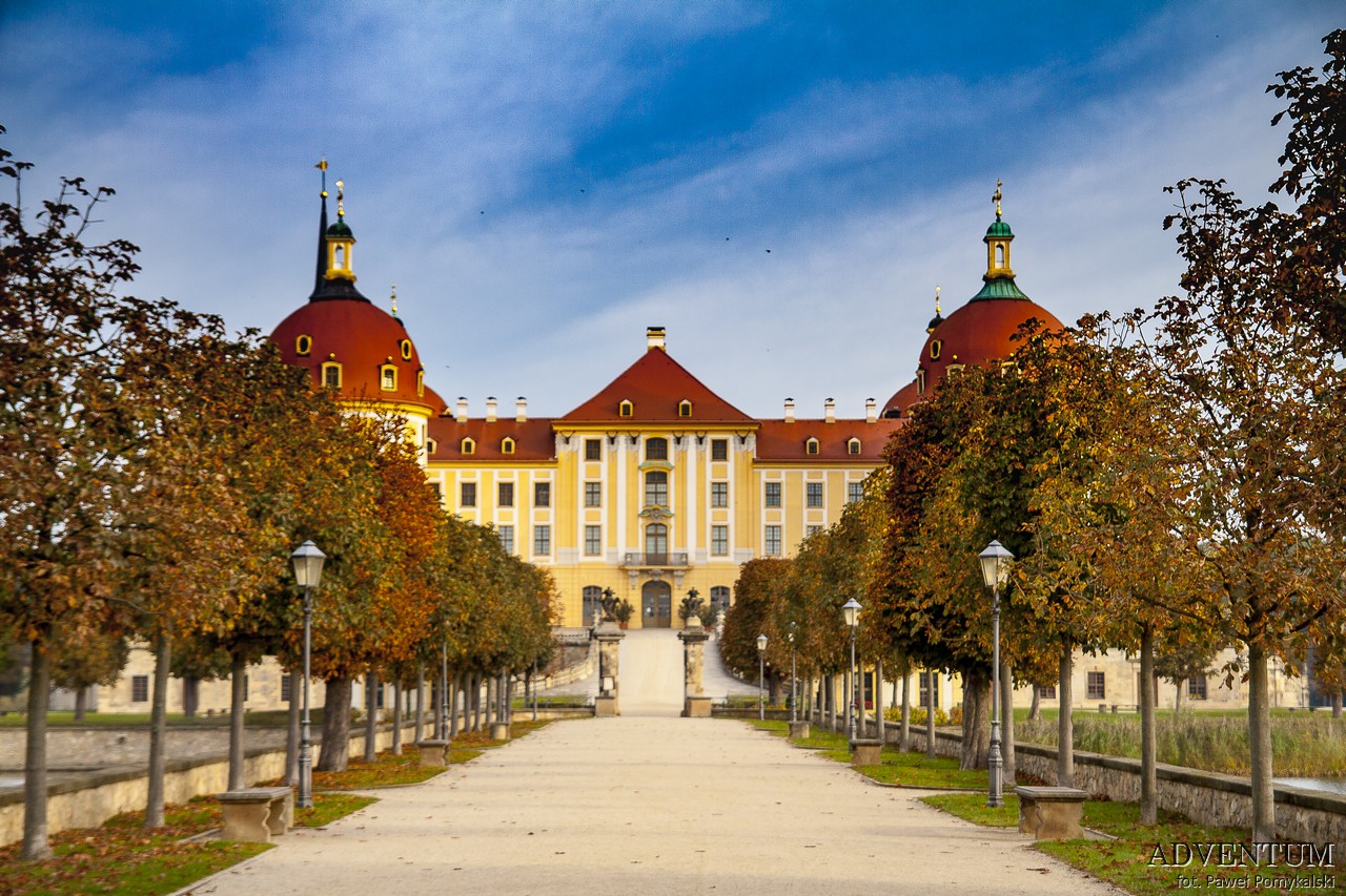 Moritzburg Pałac Zamek Drezno Saksonia Niemcy Zwiedzanie Atrakcje