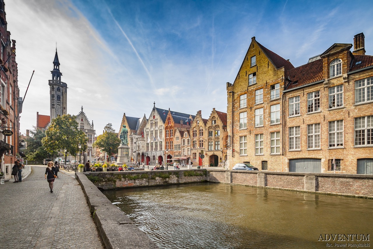 Brugia Belgia co zwiedzać mapa zdjęcia flandria Brugge Bruges morze mapa ceny