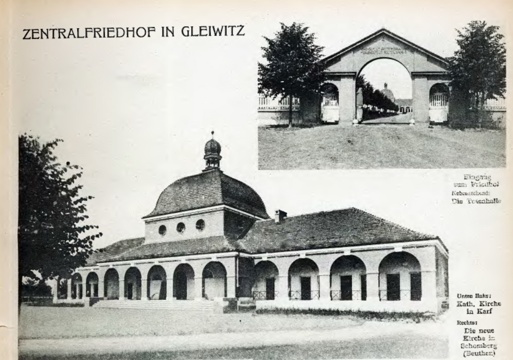 Cmentarz centralny Gliwice Gpdony Otwarcia Mapa Opłaty Górny śląsk