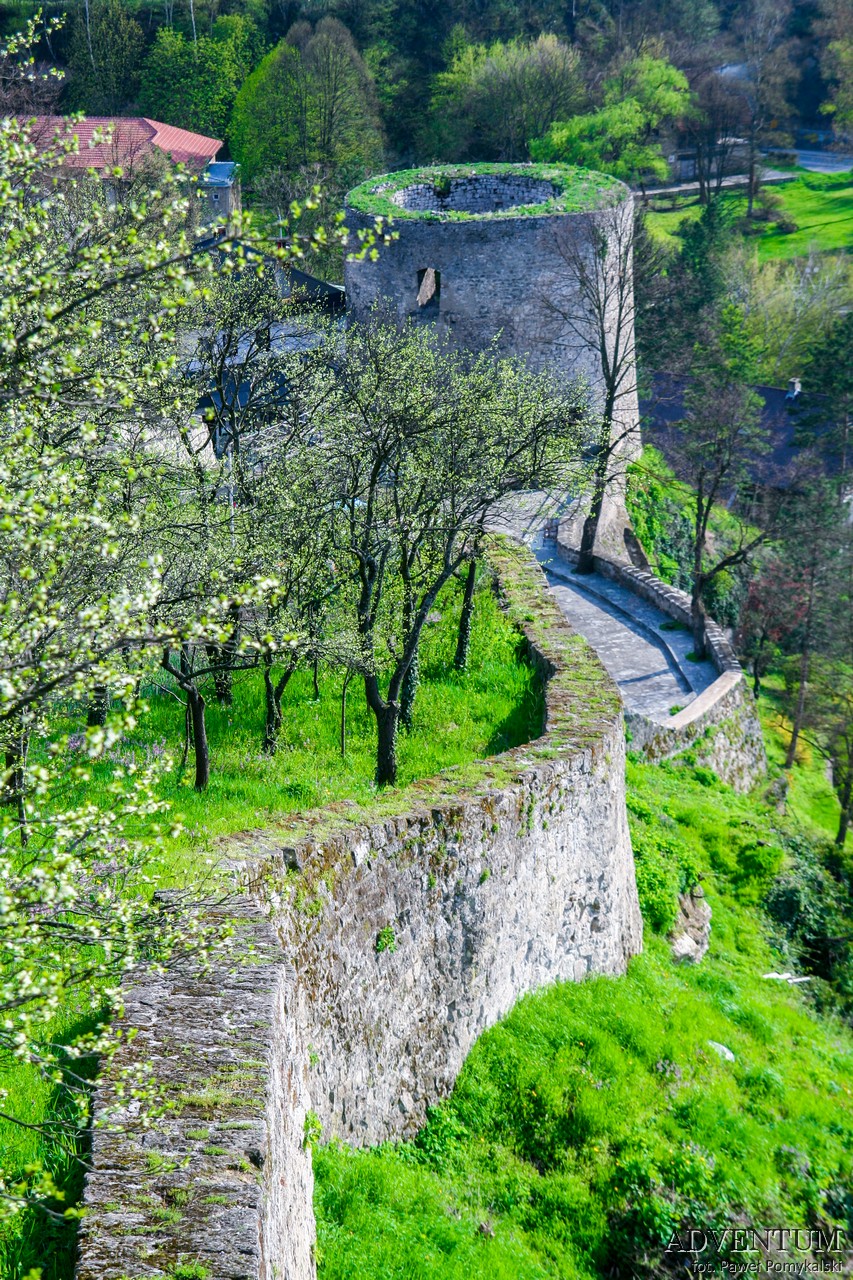 Jajce Bosna Forteca Bośnia i Hercegowia młyny twierdza Fortress