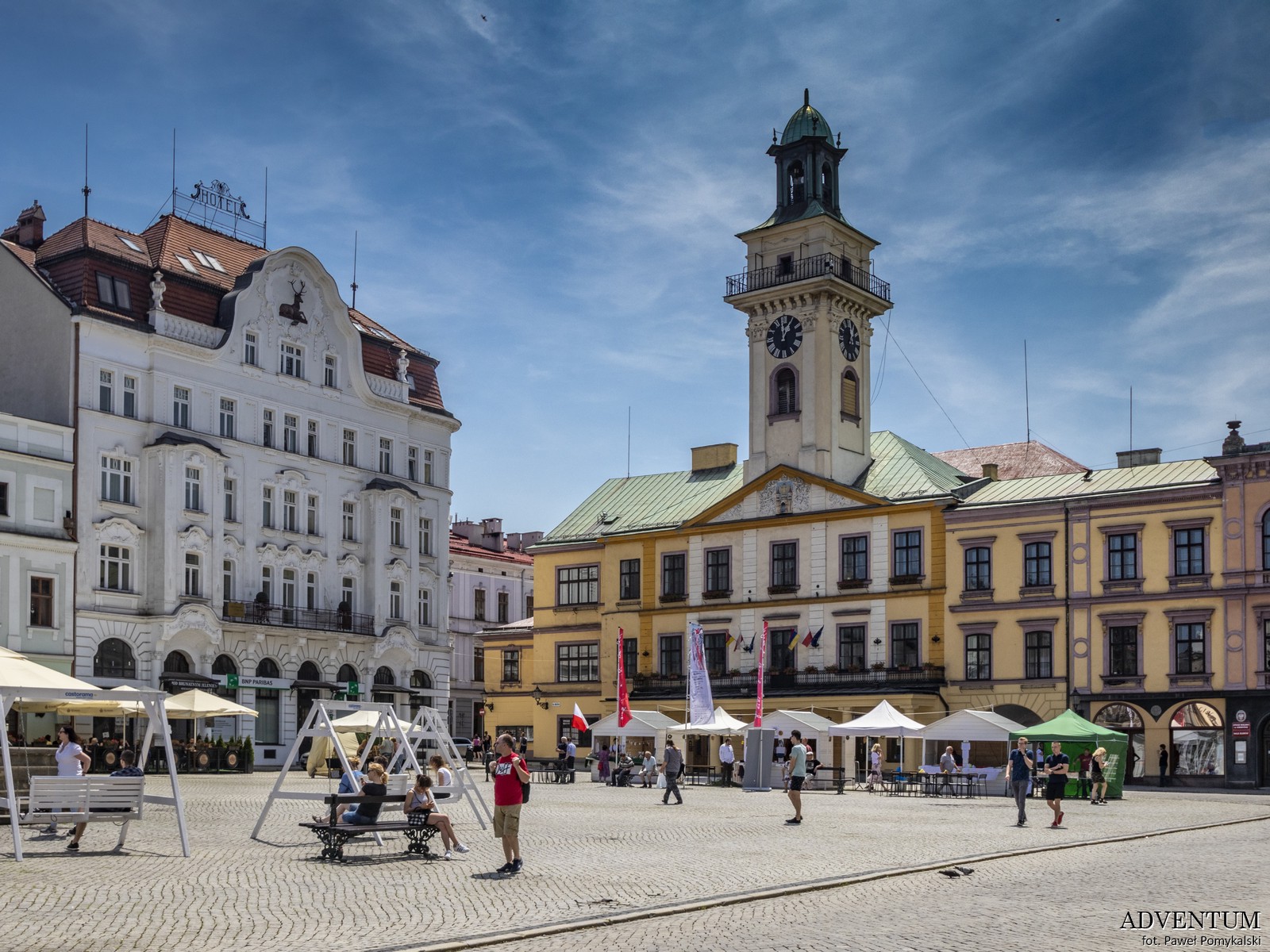 Cieszyn czeski zwiedzanie pomysł na weekend przewodnik atrakcje zabytki czechy śląsk górny rynek