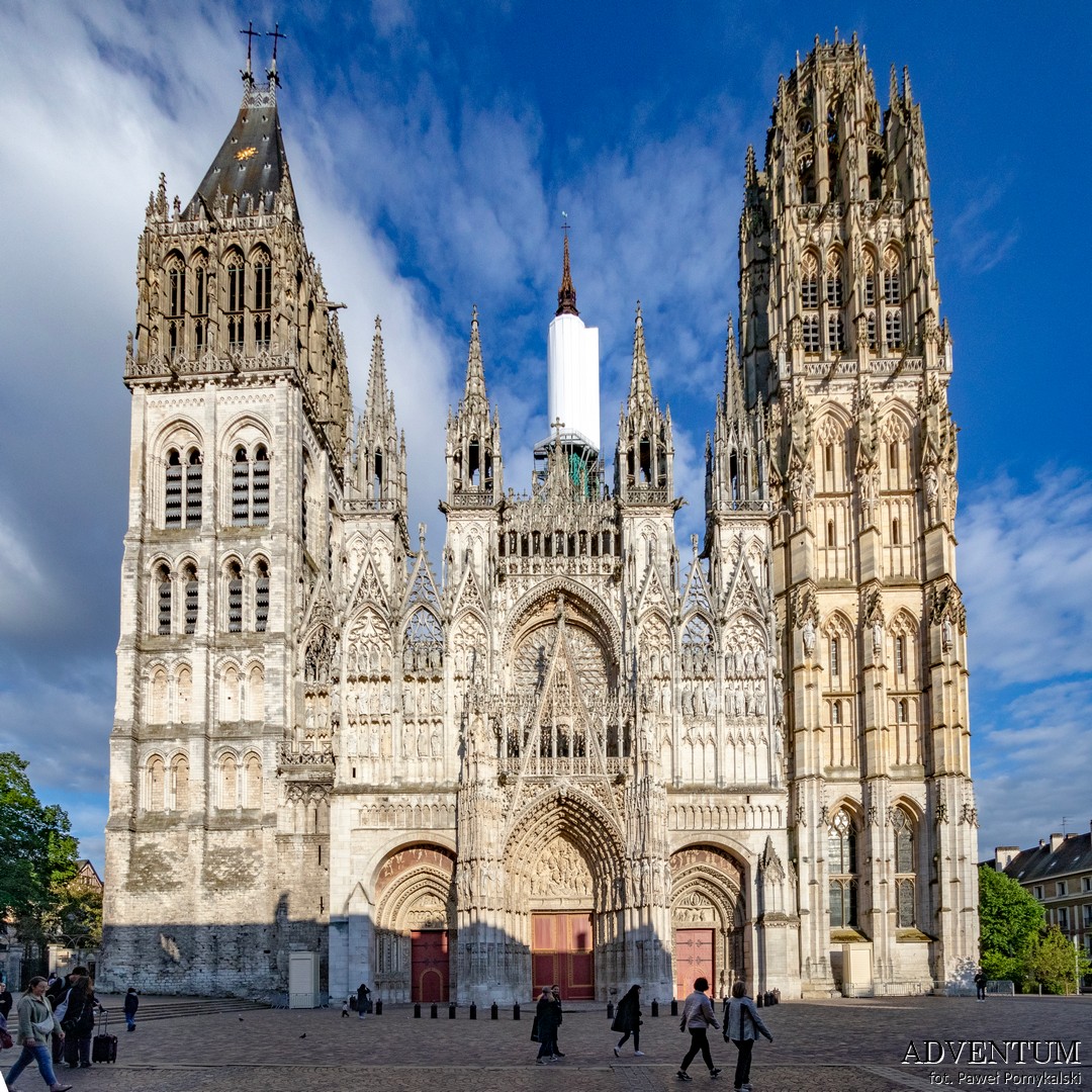 Normandia, katedra, dziedzictwo Rouen, miasto, Francja, atrakcje Francji, atrakcje Normandii, zwiedzanie, zabytki