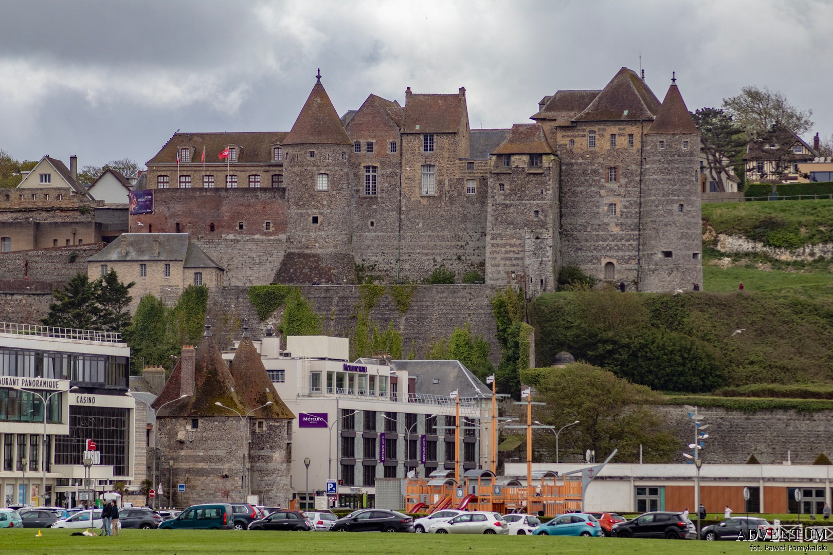 Château de Dieppe, Dieppe, Normandia, Francja, plaże, kurort, zwiedzanie, podróżowanie, podróże, arrakcje
